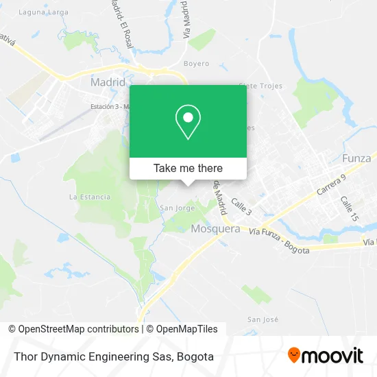 Thor Dynamic Engineering Sas map