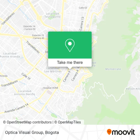 Optica Visual Group map
