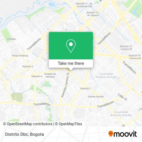 Distrito Dbc map