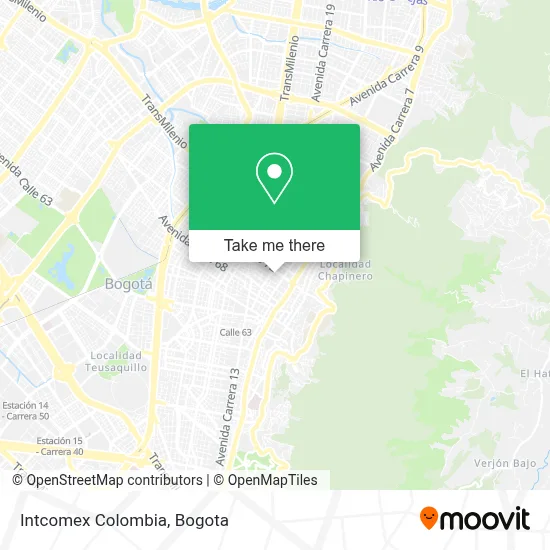 Intcomex Colombia map
