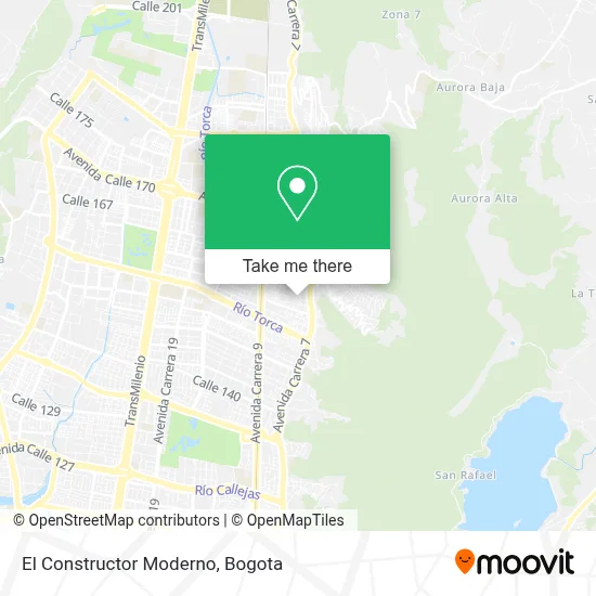 El Constructor Moderno map