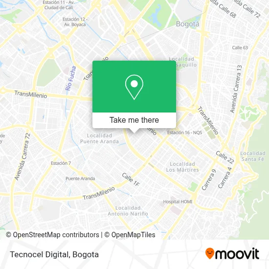 Tecnocel Digital map
