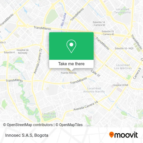 Innosec S.A.S map
