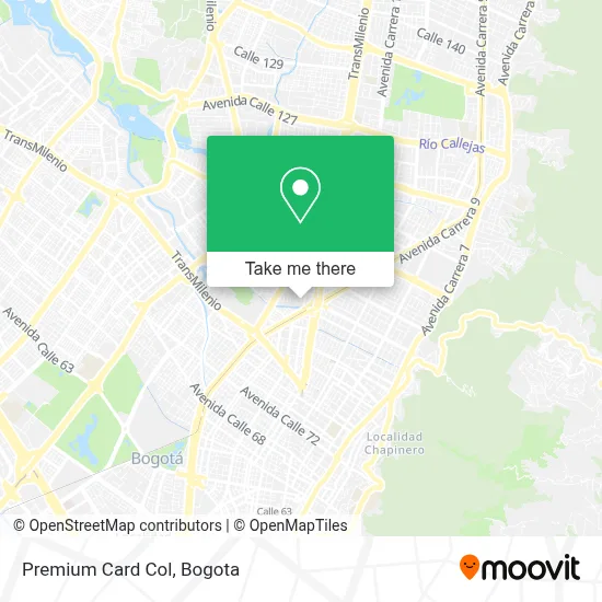 Premium Card Col map