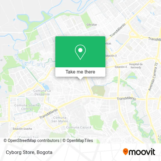 Cyborg Store map