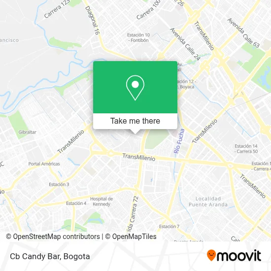 Cb Candy Bar map
