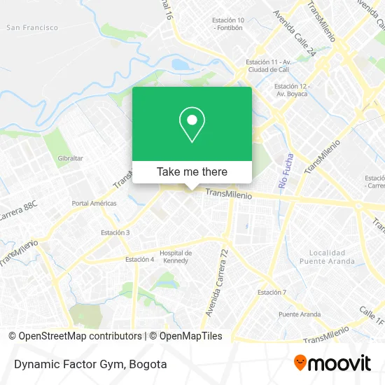 Dynamic Factor Gym map