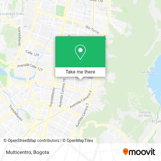 Multicentro map