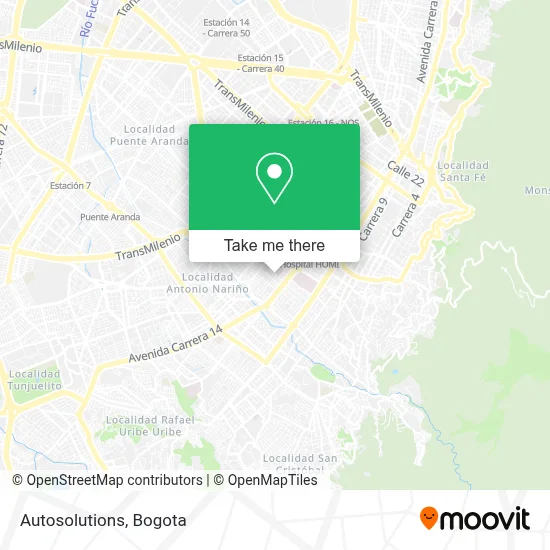 Autosolutions map