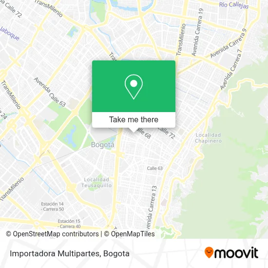 Importadora Multipartes map
