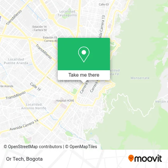 Or Tech map
