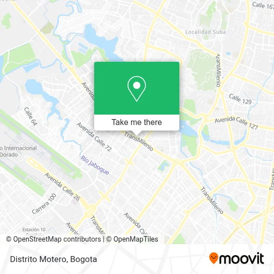 Distrito Motero map