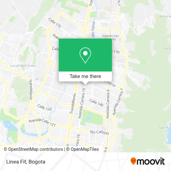Linea Fit map