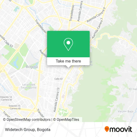 Widetech Group map
