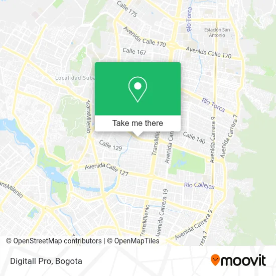 Digitall Pro map