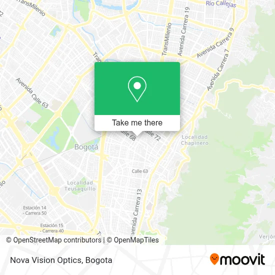 Nova Vision Optics map