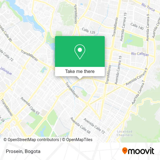Prosein map