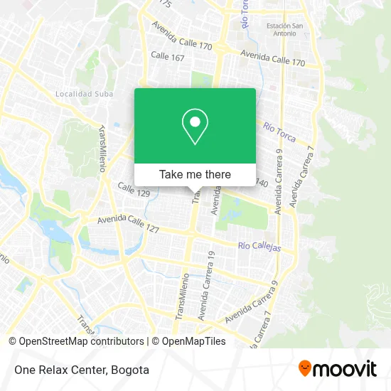 One Relax Center map