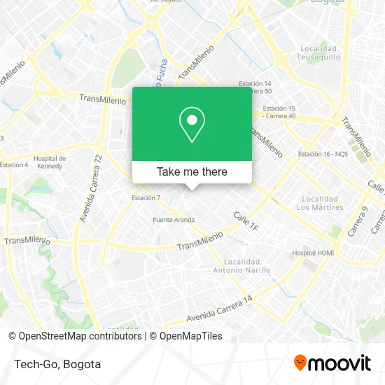 Tech-Go map