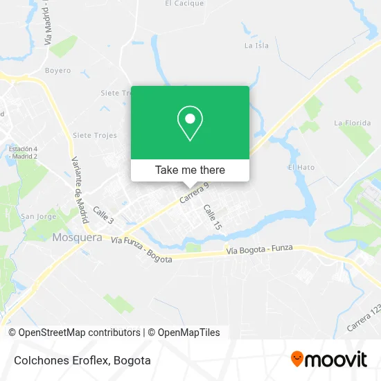 Colchones Eroflex map