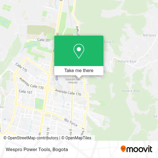 Wespro Power Tools map
