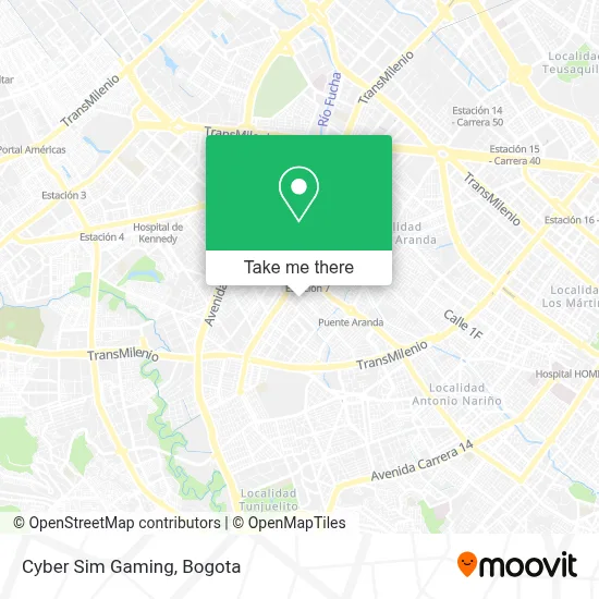 Cyber Sim Gaming map