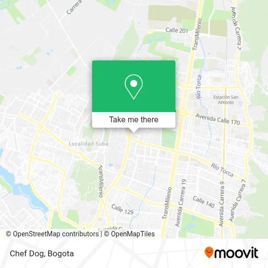 Chef Dog map