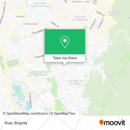 Roje map