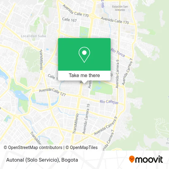 Autonal (Solo Servicio) map