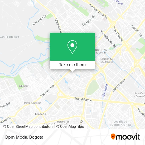 Dpm Moda map