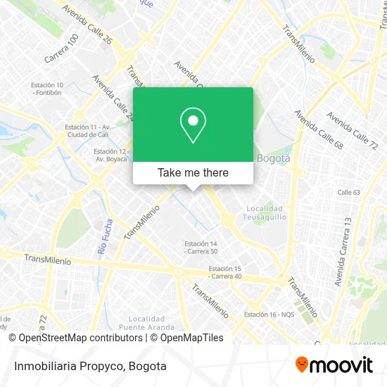 Inmobiliaria Propyco map