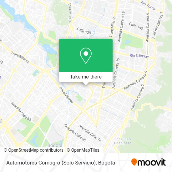 Automotores Comagro (Solo Servicio) map
