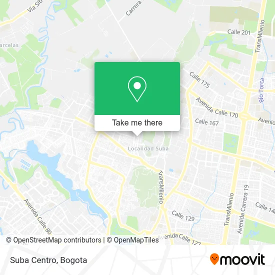 Suba Centro map