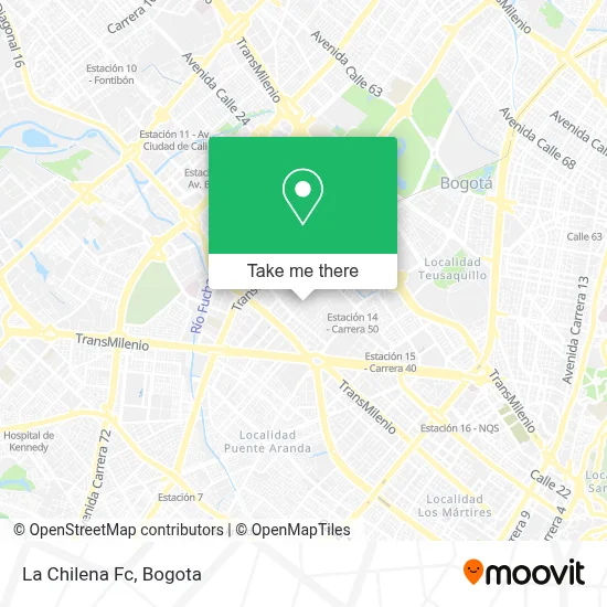 La Chilena Fc map