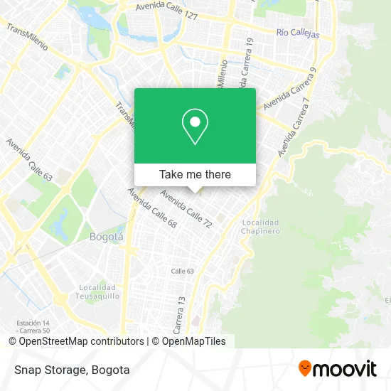 Snap Storage map