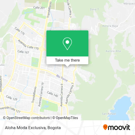 Aloha Moda Exclusiva map