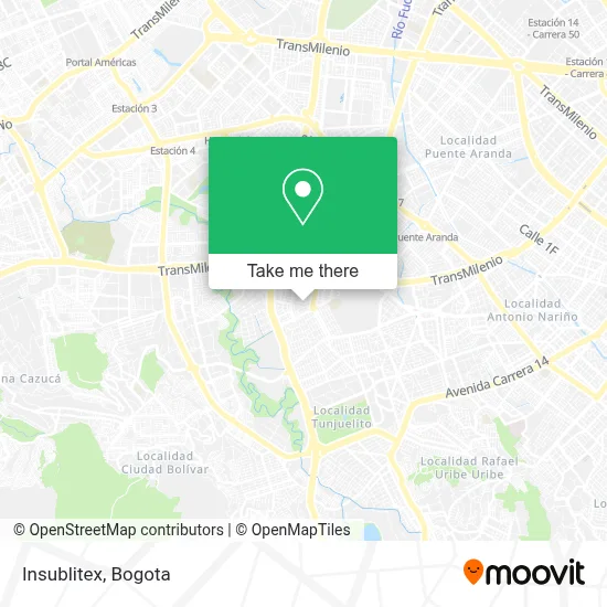 Insublitex map