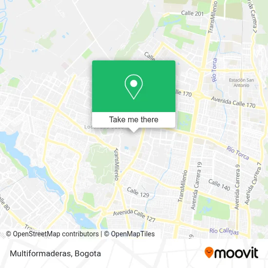 Multiformaderas map