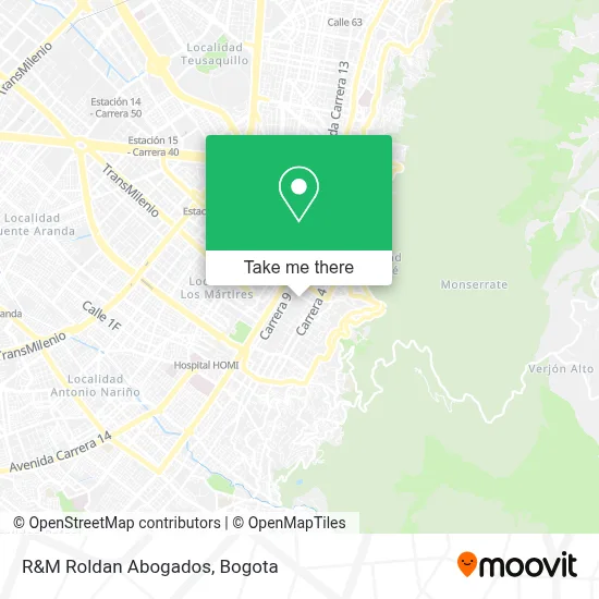 R&M Roldan Abogados map