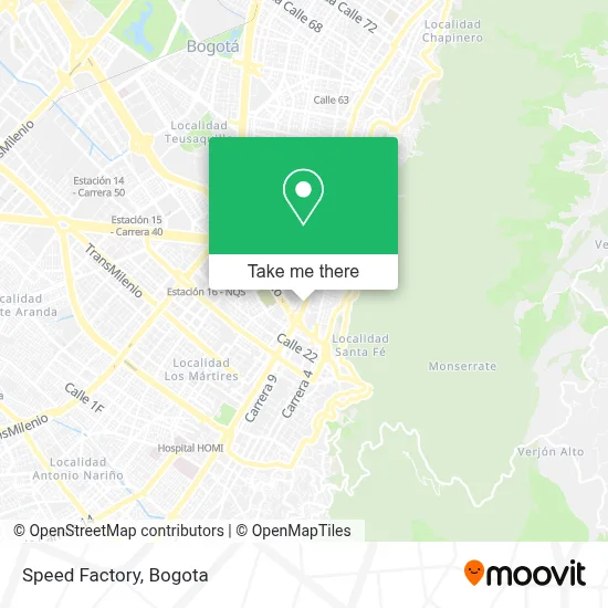 Speed Factory map