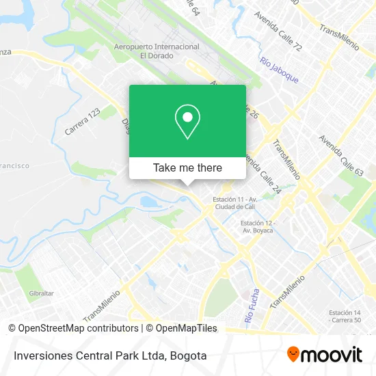 Inversiones Central Park Ltda map