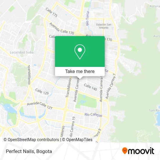 Perfect Nails map