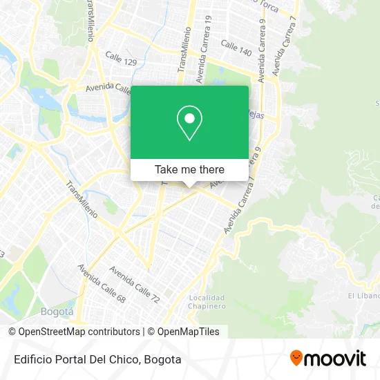 Edificio Portal Del Chico map