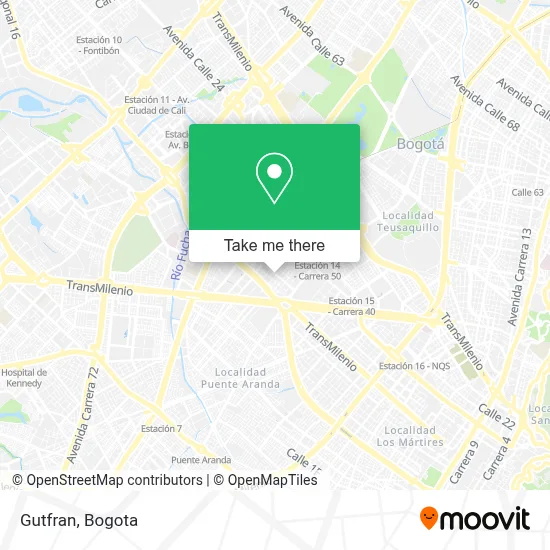 Gutfran map