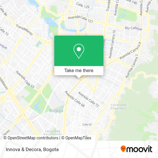 Innova & Decora map