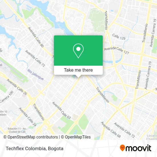 Techflex Colombia map