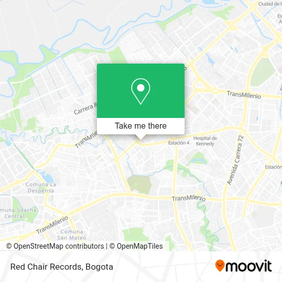 Red Chair Records map