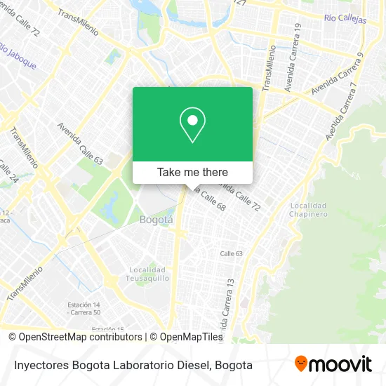 Inyectores Bogota Laboratorio Diesel map