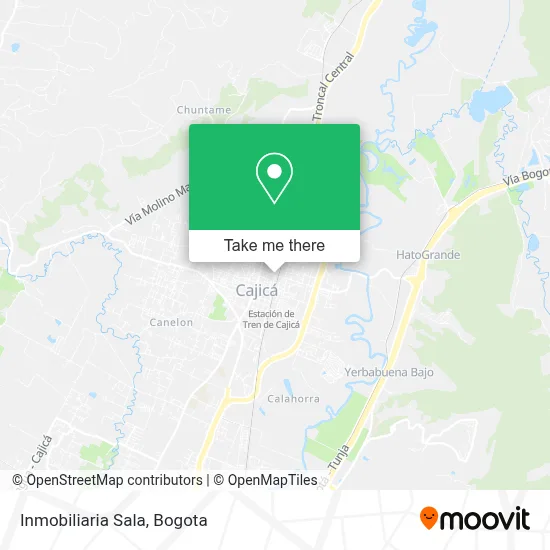 Inmobiliaria Sala map