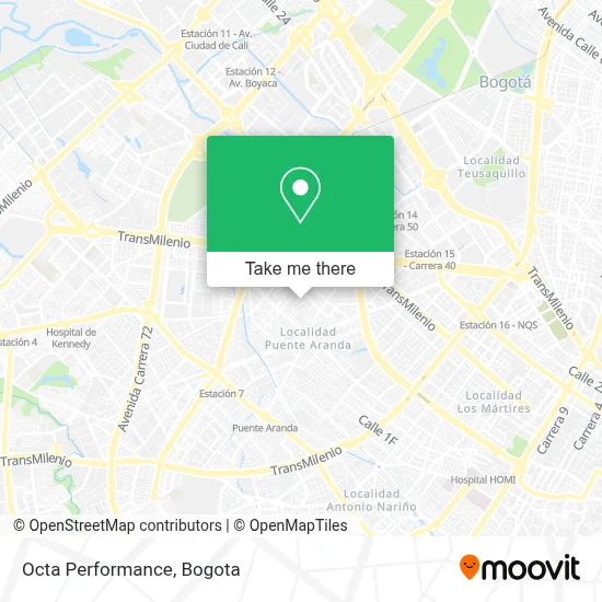 Octa Performance map